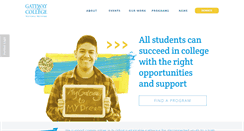 Desktop Screenshot of gatewaytocollege.org